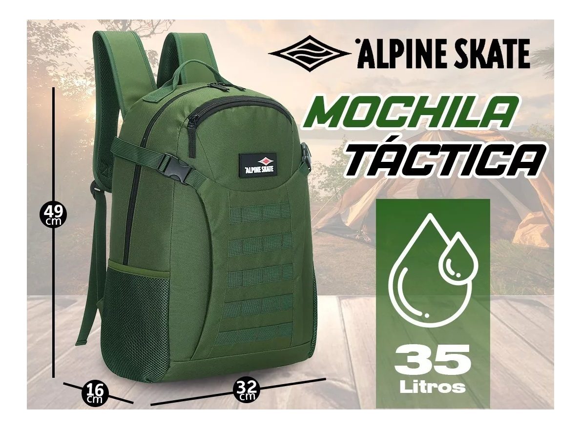 Mochila Alpine Skate Mochilero 35 Lts Trekking Camping - Tienda Online  camping