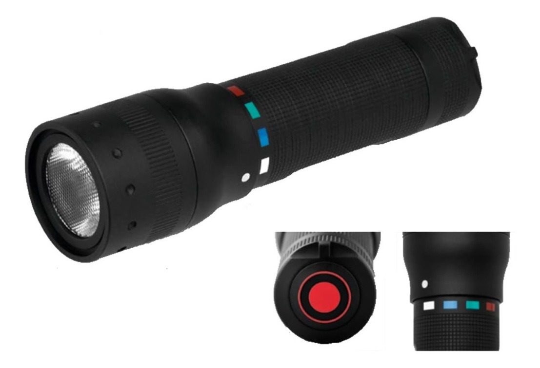 Linterna Led Lenser P7 Qc 220 Lumens Blanco Rojo Verde Azul - Tienda Online  camping