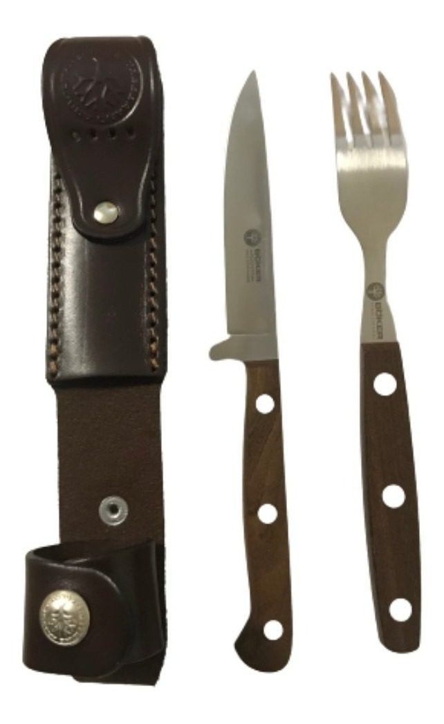 Juego Set 6 Cuchillos en Taco Madera Marca Boker Arbolito Linea